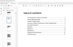 Daewoo Track Excavator s470 Shop Manual- PDF DOWNLOAD