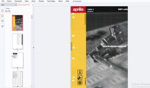 2002-03 Aprilia RST Mille Workshop Manual - PDF DOWNLOAD