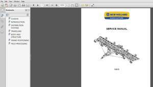 New Holland P2070 Precision Air Hoe Drill Service Repair Manual (87492450)