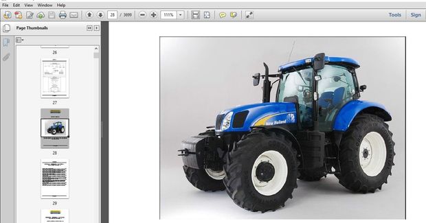 New Holland T6030 T6050 T6070 T6080 T6090 Power Command /Range Command Tractor Service Repair Manual