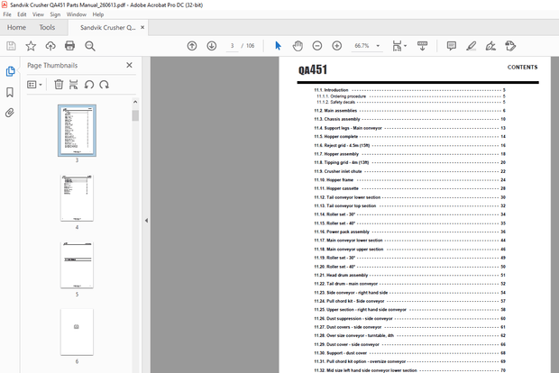 Sandvik Mining QA451 Parts Manual_260613 – PDF DOWNLOAD