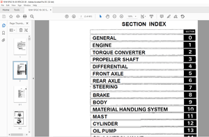 Toyota Forklift 5FGC18-30 5FDC18-30 Repair Manual - PDF DOWNLOAD