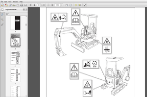 Komatsu PC16R-2 Galeo Hydraulic Excavator Operation &amp; Maintenance Manual (F00003 and up) PDF