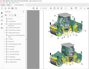 Ammann ARX 90 Tandem Roller Deutz Tier 3 Workshop Manual 4122020 PDF