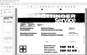 Pottinger Tractor TOP 55R TOP 55 UN Spare parts list Manual – PDF DOWNLOAD