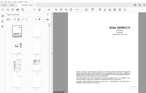 Daewoo Excavator Solar 225NLC-V Shop Manual 023-00062E – PDF DOWNLOAD