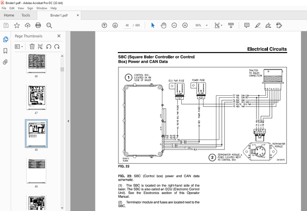 AGCO NA 7423 7424 7433 7434 7444 Large Rectangular Baler Service Manual 79026363D – PDF DOWNLOAD