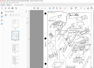 Manitowoc Traditional Crane 3900 Parts Manual SN 391014 - PDF