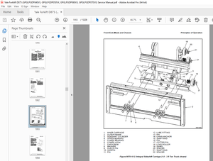 Yale D875 (GPGLPGDP040VX, GPGLPGDP050VX, GPGLPGDP060VX, GPGLPGDP070VX) Service Manual PDF