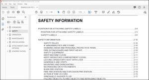 Komatsu PC1800-6 Hydraulic Excavator Operation &amp; Maintenance Manual EEAM022200 – PDF DOWNLOAD
