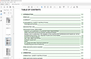Cat Bucyrus RH 340 Hydraulic Excavator OPERATING INSTRUCTIONS MANUAL BI651459 – PDF DOWNLOAD