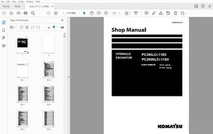 KOMATSU PC290LCi-11E0 PC290NLCi-11E0 HYDRAULIC EXCAVATOR SERVICE REPAIR WORKSHOP MANUAL-PDF DOWNLOAD