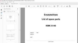KRUPP KMK 5140 Truck Crane Parts Manual 2302075 EN_DE – PDF DOWNLOAD