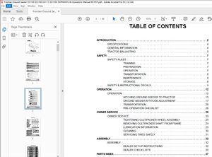 Frontier Ground Seeder GS1148 GS1160 GS1172 GS1184 5WPMAN1236 Operator’s Manual – PDF DOWNLOAD