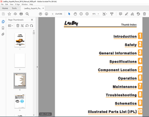 LEEBOY 8616 Conveyor Paver Operations, Service &amp; Parts Manual SN 84519 PDF DOWNLOAD