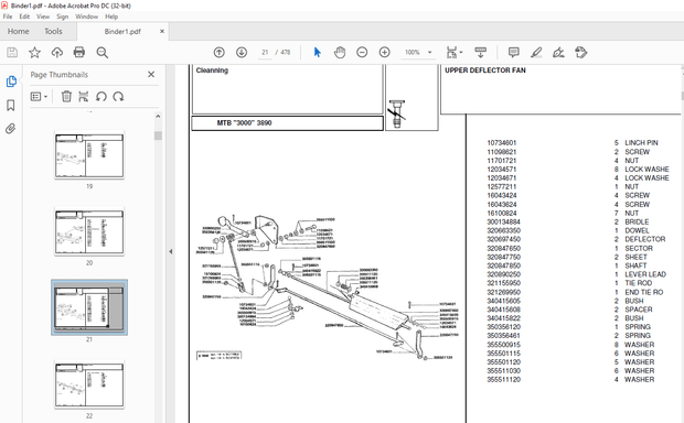 Laverda 3890 Agricultural Tractor Parts Manual – PDF DOWNLOAD