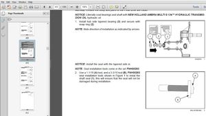 New Holland Compact Tractor Workmaster 35, Workmaster 40 ROPS Tier 4B (final) Service Manual (481440