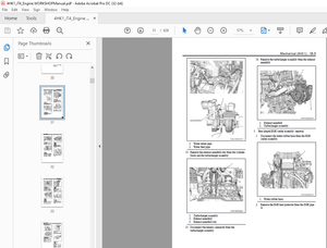 Hitachi 4HK1 Interim Tier 4 Compatible Engine Workshop Manual PNEWDCA - PDF DOWNLOAD