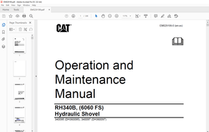 Cat RH340B (6060 FS) Hydraulic Shovel Operation and Maintenance Manual EM029199 - PDF DOWNLOADToyota