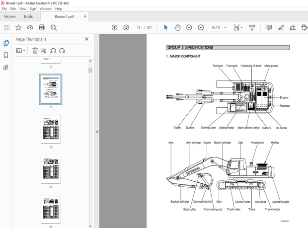 Hyundai R370LC-7 Crawler Excavator Service Manual 2023 – PDF DOWNLOAD