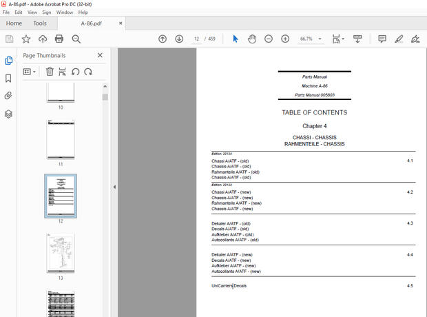 Atlet A-86 Parts Manual 005803 – PDF DOWNLOAD