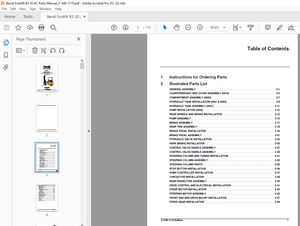 Landoll Bendi Forklift B3/30 AC Electric Narrow Aisle Forklift Parts Manual F-549-1110 – PDF DOWNLOA