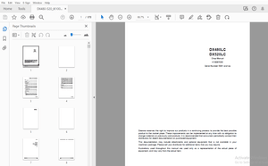 Daewoo Excavator DX480LC DX520LC Shop Manual K1008703E – PDF DOWNLOAD