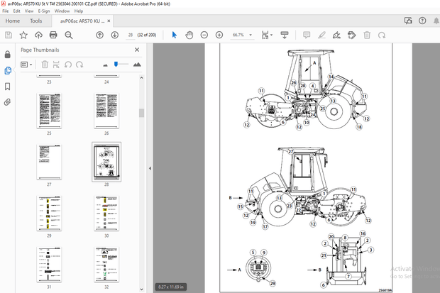 AMMANN ARS 70 TAHAČOVÝ VÁLEC NÁVOD K OBSLUZE 2563046 - PDF DOWNLOAD