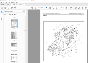 Xtreme Telehandler XR1255 T3 Forward Reach Forklift Parts Manual – PDF DOWNLOAD