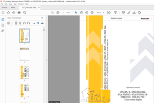 Haulotte Forklift HT23RTJ O HT23RTJ O SW Operator’s Manual PDF