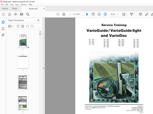 Fendt VarioGuide /VarioGuide light and VarioDoc Service Training Manual – PDF DOWNLOAD