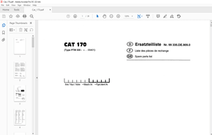 Pottinger Tractor Cat 170 Spare parts list Manual – PDF DOWNLOAD