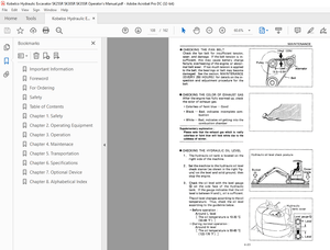 Kobelco SK25SR SK30SR SK35SR Hydraulic Excavator Operator’s Manual – PDF DOWNLOAD