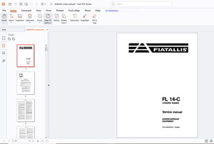Fiatallis FL 14-C Crawler Loader Service Manual - PDF DOWNLOAD
