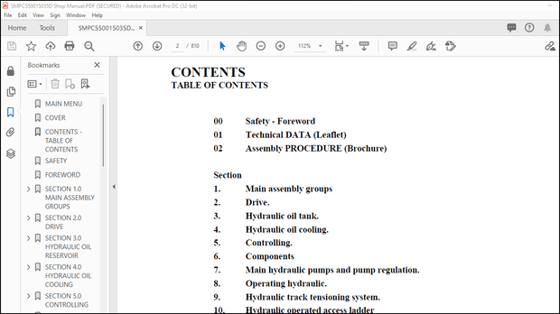 Komatsu HYDRAULIC MINING SHOVEL PC5500-6 Operation &amp; Maintenance Manual(SMPC550015035) PDF DOWNLOAD