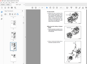 Hyundai Forklift 20/25/30/33D-7 Service Manual 2023 PDF
