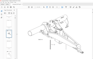 Pottinger Tractor EUROPROFI 5010 combiline Spare Parts Manual – PDF DOWNLOAD