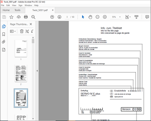 Pottinger Tractor TWIST 5001 Spare parts list Manual – PDF DOWNLOAD