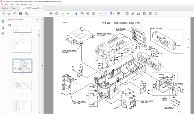 Kawasaki 85ZIV Wheel Loader CUMMINS LT10-C Engine Parts Manual - PDF DOWNLOAD