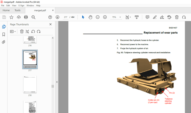 CAT Feeder Breaker 54-2192 Operation &amp; Maintenance Manual BI629495 - PDF DOWNLOAD 
