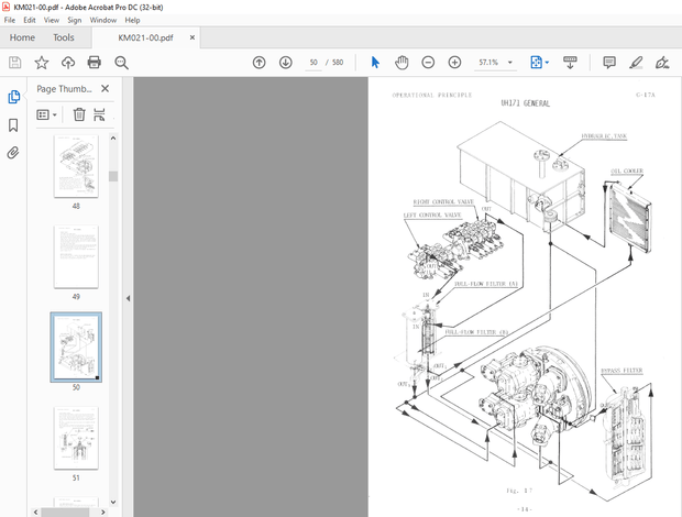 Hitachi Hydraulic Excavator UH171 Service Manual(KM021-00)- PDF DOWNLOAD