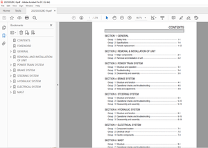 Hyundai Forklift 20/25/30/32BC-9 Service Manual 2023 – PDF DOWNLOAD