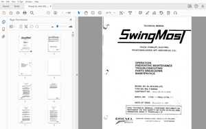Drexel SL-44/3 ESS (EE) SwingMast Service &amp; Parts Manual 17775-7 – PDF DOWNLOAD