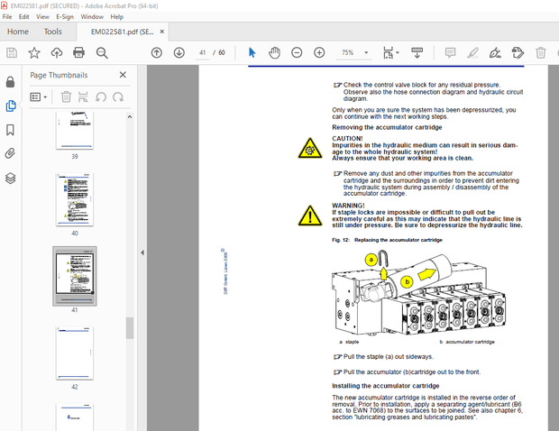 CAT Electrohydraulic Control Unit 14 Functions Operating Manual EM022581 - PDF DOWNLOAD 