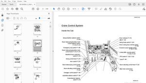Tadano GR-800EX Rough Terrain Crane Operation Manual – PDF
