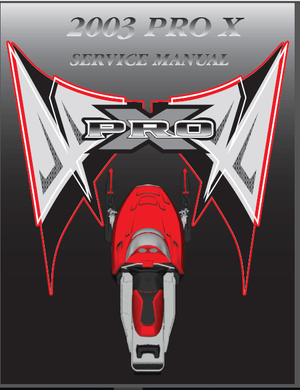 2002 – 2003 Polaris Pro X Snowmobile Service Repair Workshop Manual – Download