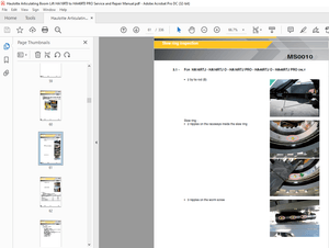 Haulotte Articulated Boom Lift HA16RTJ HA16RTJO HA16RTJ PRO HA46RTJO HA46RTJ PRO Repair Manual – PDF