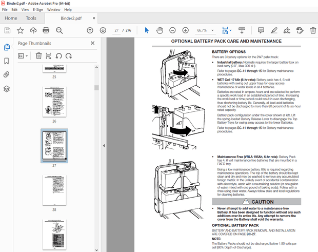  Unicarriers Forklift 2W7 Service Manual SM3UC-2W700 - PDF DOWNLOAD