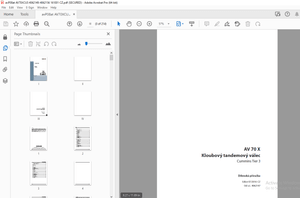 Ammann AV 70 X Kloubový tandemový válec Dílenská prírucka 4062147 PDF
