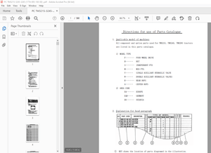 Iseki TM3215, TM3245, TM3265 Tractor Parts Manual 1774-095-100-00 - PDF DOWNLOAD